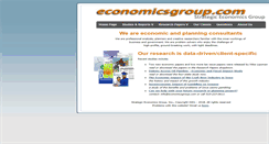 Desktop Screenshot of economicsgroup.com